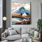 Paint by Numbers Art Iceland Landscape
